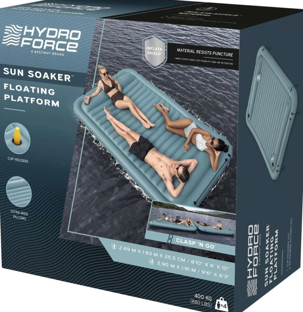 Hydro-Force kelluva alusta Sun Soaker 2,90m x 1,91m