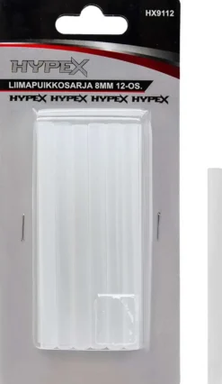 Hypex liimapuikkosarja 8mm 12-os.