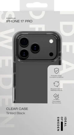 Ideal Of Sweden Clear suojakuori MagSafe iPhone 17 Pro musta