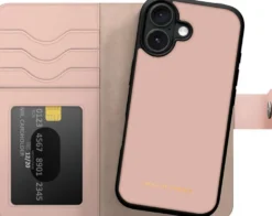 Ideal Of Sweden Magnet Wallet+ suojakotelo iPhone 17 pinkki