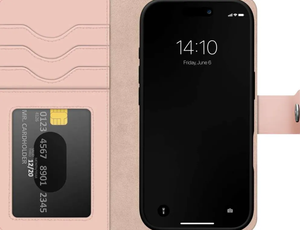 Ideal Of Sweden Magnet Wallet+ suojakotelo iPhone 17 pinkki