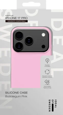 Ideal Of Sweden Silicone suojakuori MagSafe iPhone 17 Pro purkka pinkki