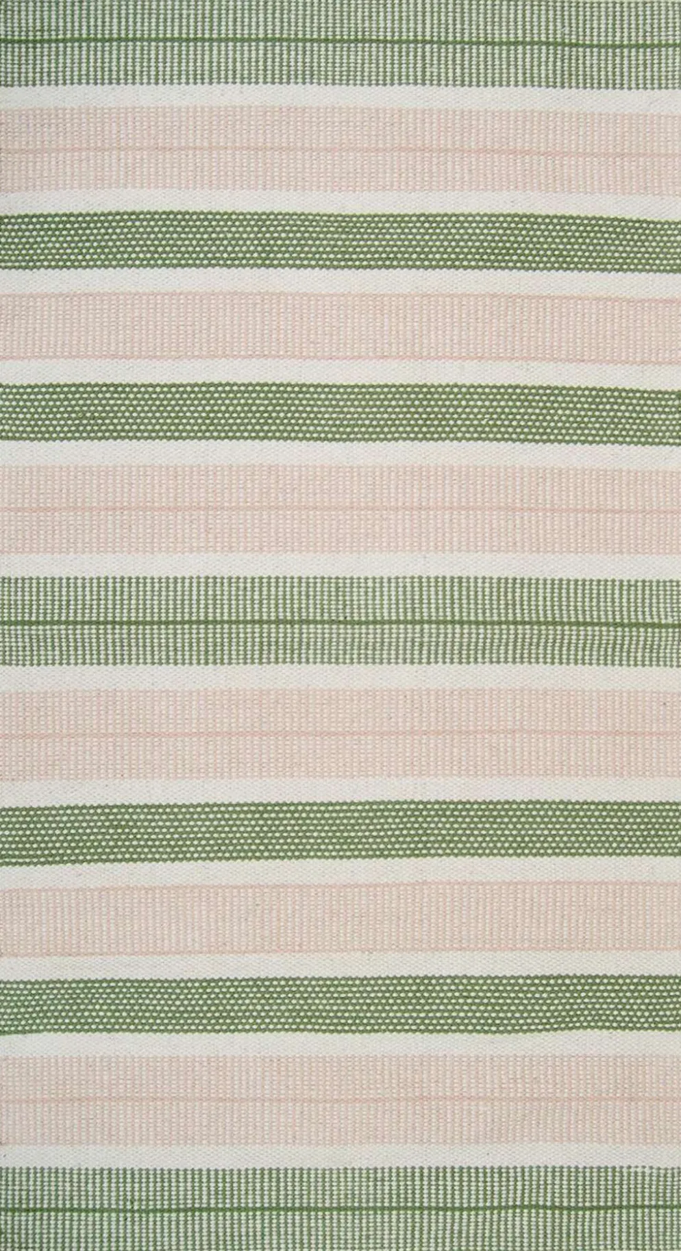 ihankotona puuvillamatto Foksi 160x230 cm vihreä-roosa