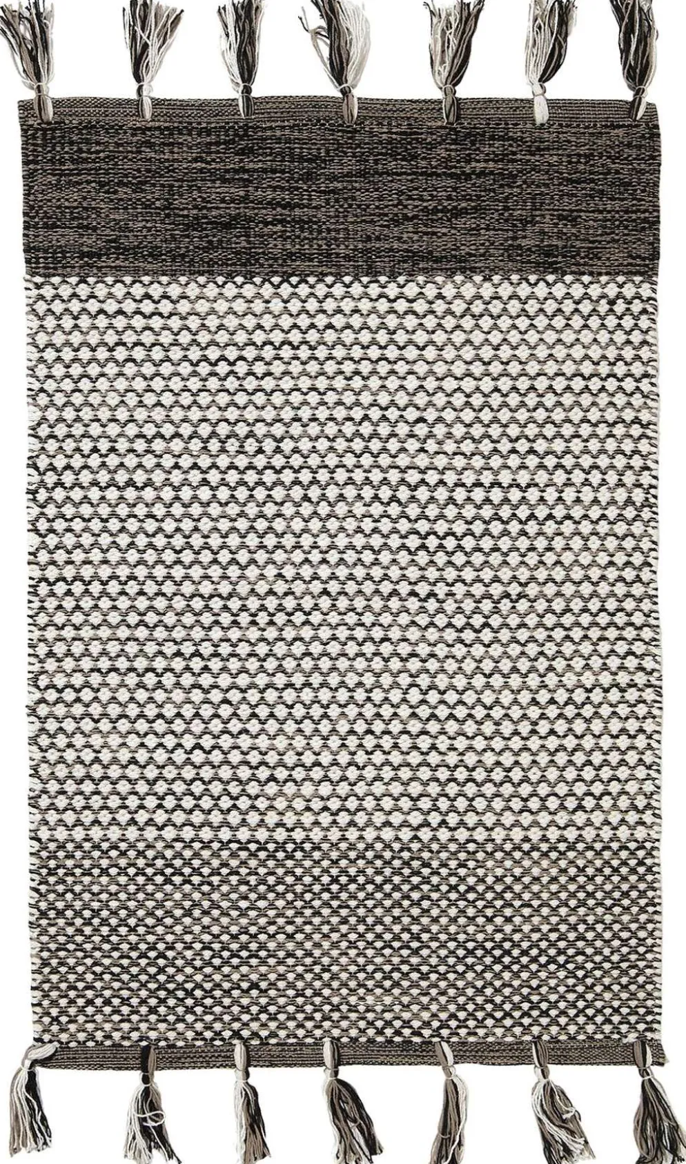 ihankotona Puuvillamatto Hilla 120x170 cm musta