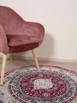 ihankotona Viskoosimatto Royal Palace Ø195 cm punainen