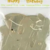 Ilmapallokeskus Happy Birthday nauha kulta 1,07 m