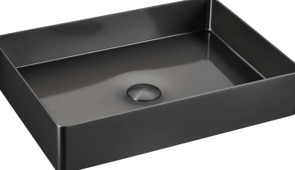 INOX by Tammiholma malja-allas harjattu gunmetal 500x350 mm