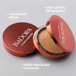 Isadora The Cream Bronzer voidemainen aurinkopuuteri 46 Light 6 g