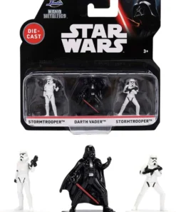 Jada Disney Star Wars keräilyhahmot, 4 cm, metallia (die-cast), 3 kpl/pkt