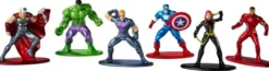 Jada Marvel Avengers keräilyhahmot, 4 cm, metallia (die-cast), 6 kpl/pakkaus