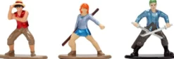 Jada One Piece metalliset (die-cast) keräilyhahmot, 4 cm, 3 kpl/pkt