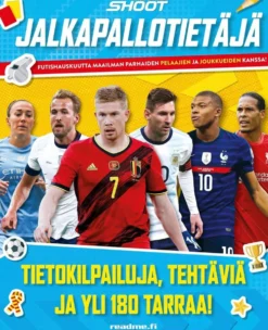 Jalkapallotietäjä - Tietokilpailuja, tehtäviä ja yli 180 tarraa!