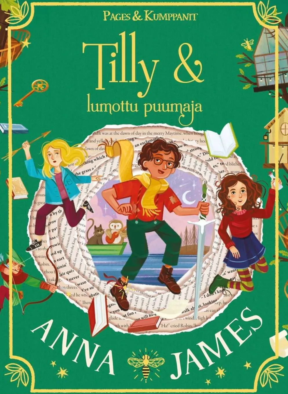 James, Tilly & lumottu puumaja