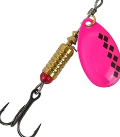 JASU Lippauistin 8g Super Spinner Musta/pinkki