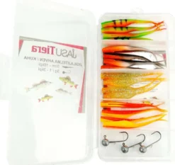 Jasu Tiera kalajigilajitelma 8cm 16kpl jigipäät