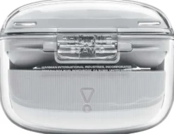 JBL Bluetooth vastamelunappikuulokkeet Tune Beam 2 läpinäkyvä valkoinen