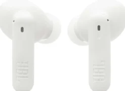 JBL Bluetooth vastamelunappikuulokkeet Vibe Beam 2 valkoinen