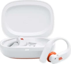 JBL langattomat Sport vastamelunappikuulokkeet Endurance Peak 4 valkoinen