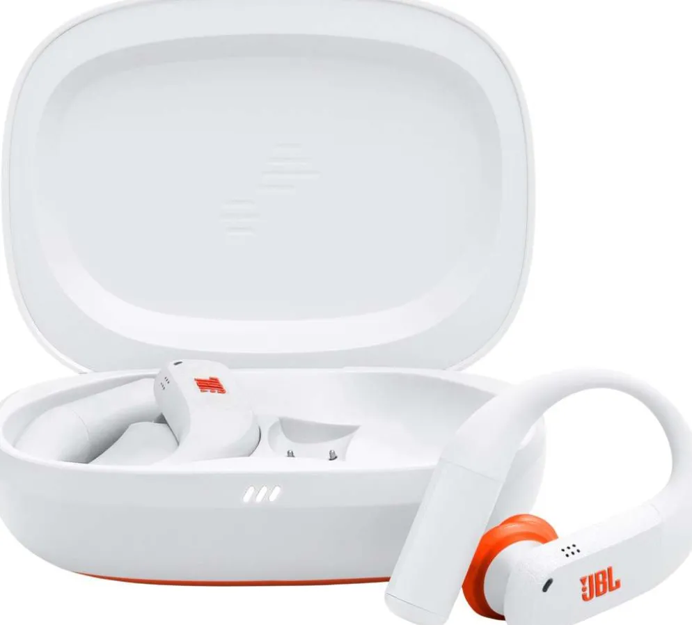JBL langattomat Sport vastamelunappikuulokkeet Endurance Peak 4 valkoinen