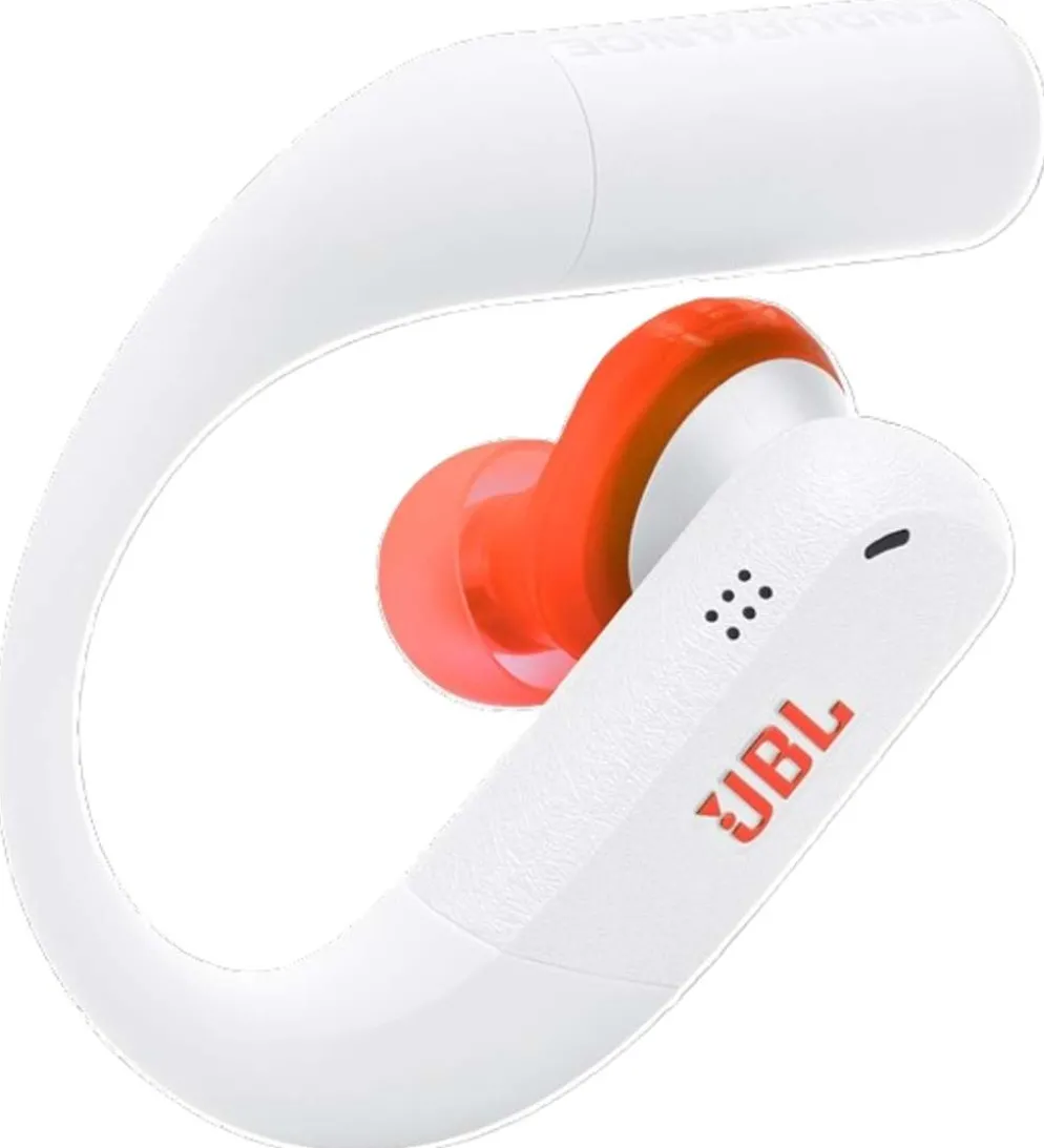 JBL langattomat Sport vastamelunappikuulokkeet Endurance Peak 4 valkoinen
