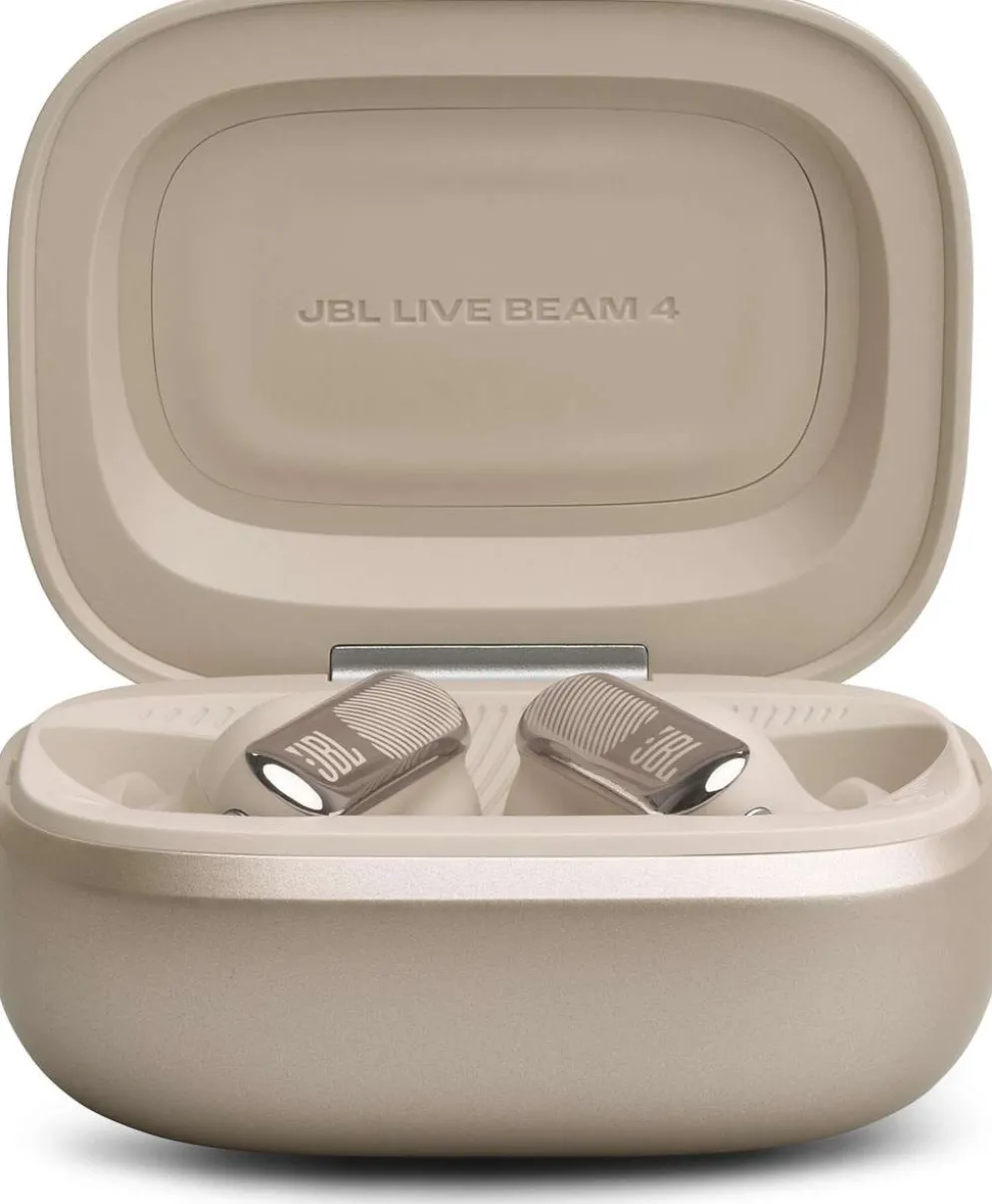 JBL langattomat vastamelunappikuulokkeet Live Beam 4 beige