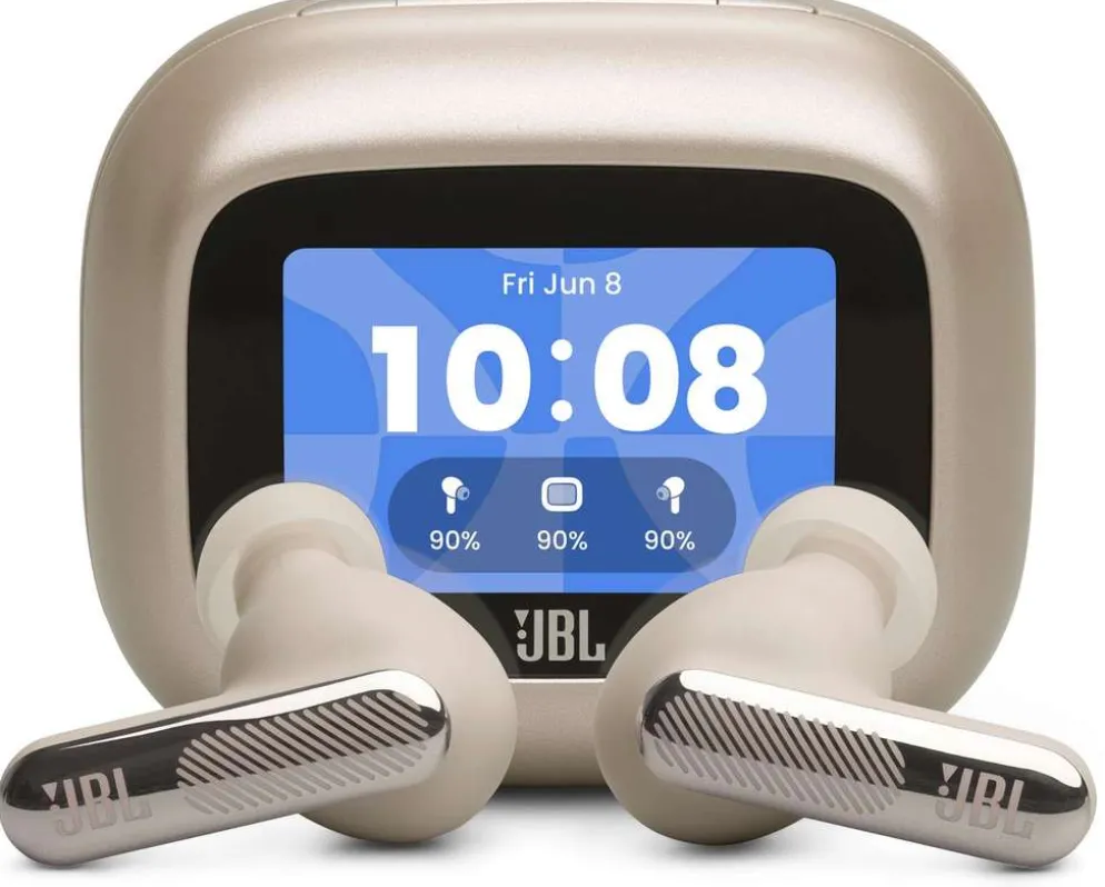 JBL langattomat vastamelunappikuulokkeet Live Beam 4 beige