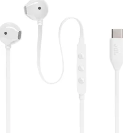 JBL USB-C nappikuulokkeet Tune 305C valkoinen