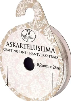 J.K. Primeco askartelusiima 0,2mm x 25m kirkas