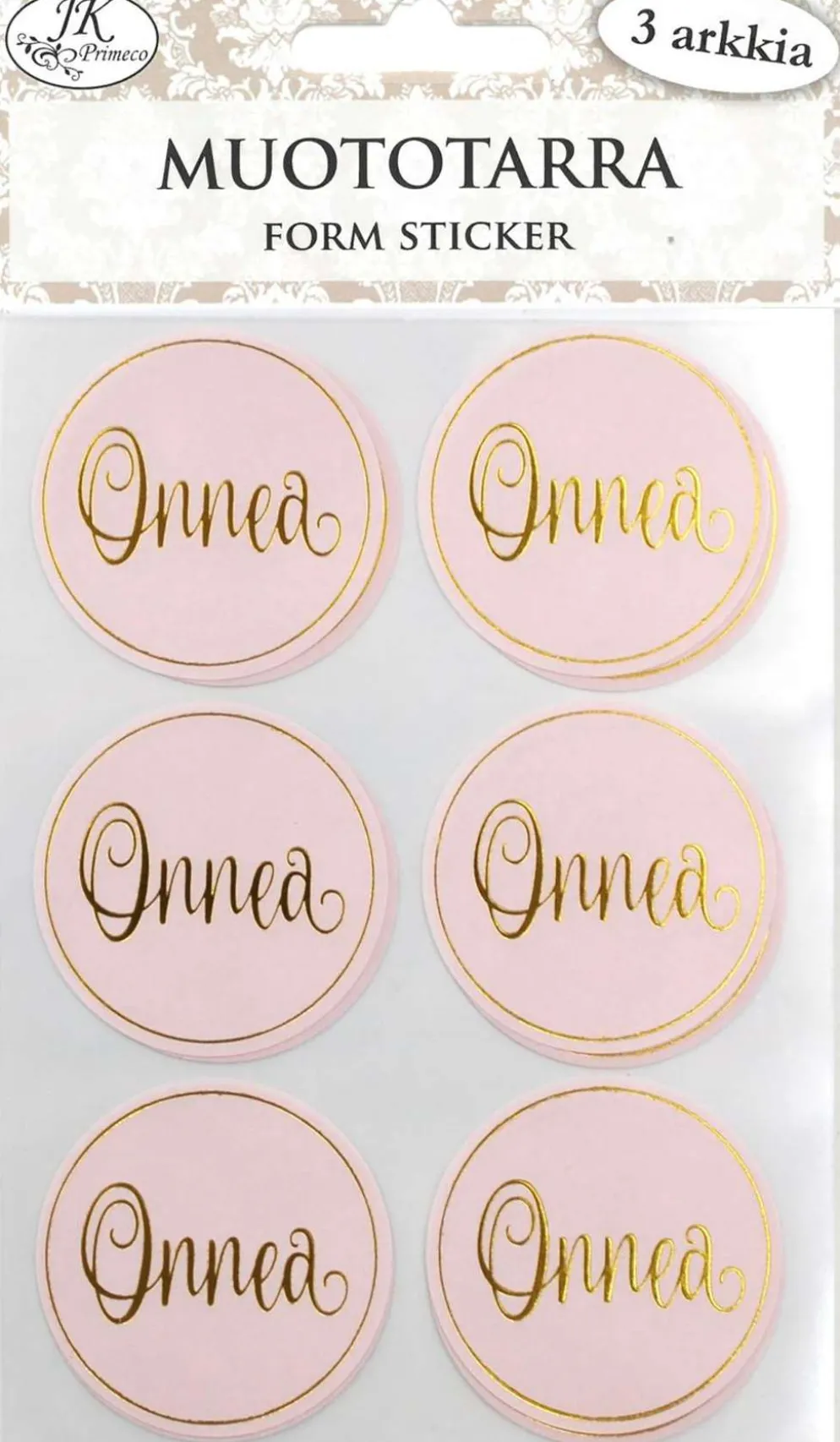 J.K. Primeco muototarra Onnea rosa 3ark