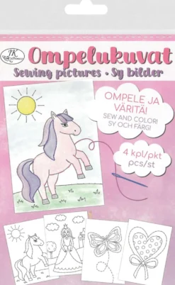 J.K. Primeco ompelukuvat A5 Satumaa 4kpl