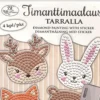 J.K. Primeco Timanttimaalaustarra Eläimet 4kpl