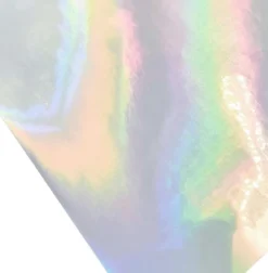 J.K. Primeco vinyylitarra A4 hologrammi hopea 2ark
