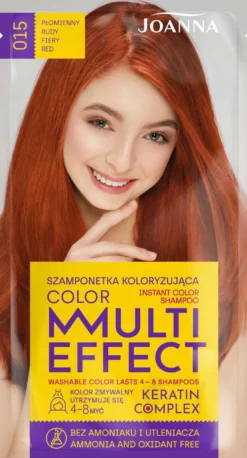 Joanna Multi Effect shampoo Fiery Red 015