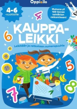 Kauppaleikki Puuha- ja tarrakirja 4-6 v
