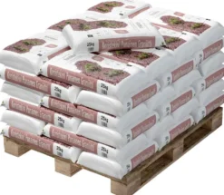 Kekkilä Koristekivi punainen graniitti 25 kg, lava 42 säkkiä