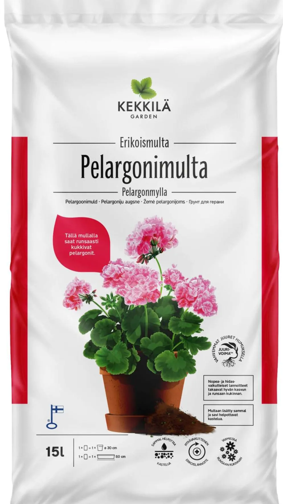 Kekkilä Pelargonimulta 15 l