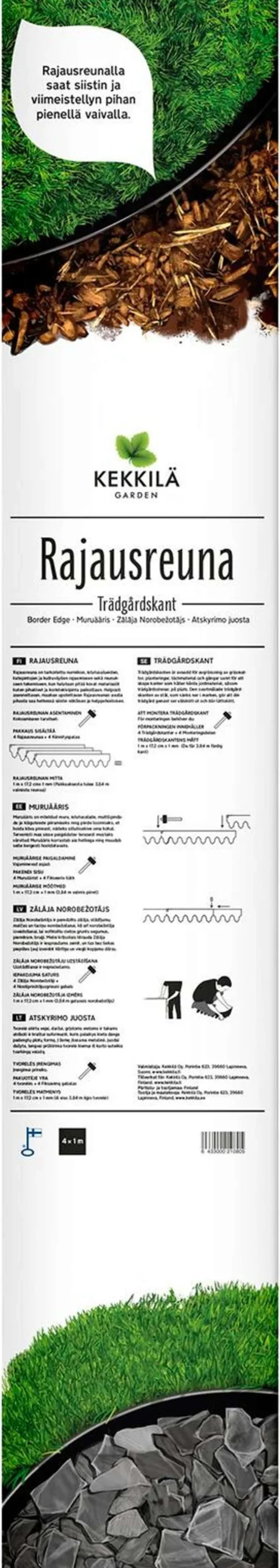 Kekkilä Rajausreuna 4 kpl