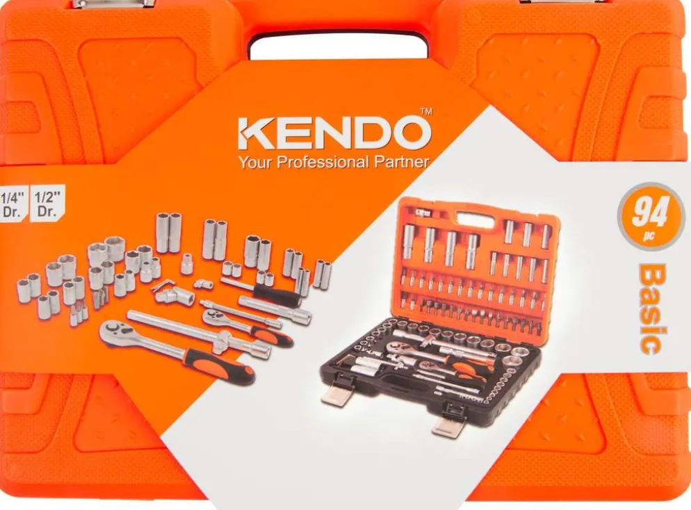 Kendo hylsysarja 94-os 1/4” & 1/2”