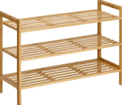 Kenkäteline 3 kerrosta 100% FSC bambu