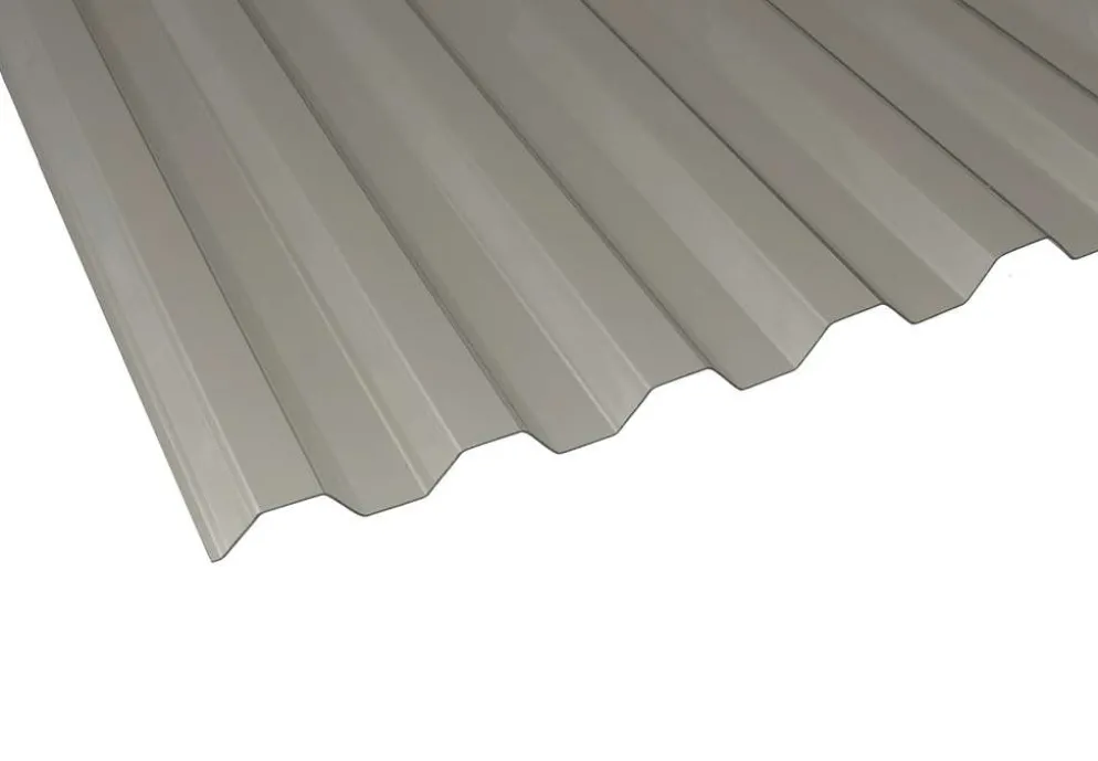 Keraplast PC Sun trapetsi valokate 0,8x1040x2000 mm savuharmaa