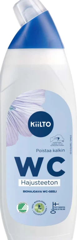 Kiilto biohajoava WC-geeli Hajusteeton 750 ml