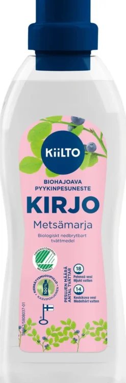 Kiilto Kirjo biohajoava pyykinpesuneste Metsämarja 720 ml