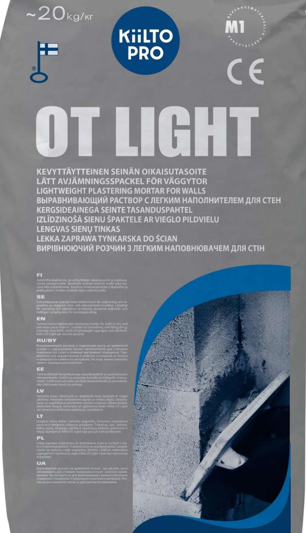 Kiilto OT Light oikaisutasoite 20 kg