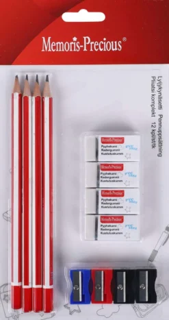 Kirjoitussetti 12 osaa