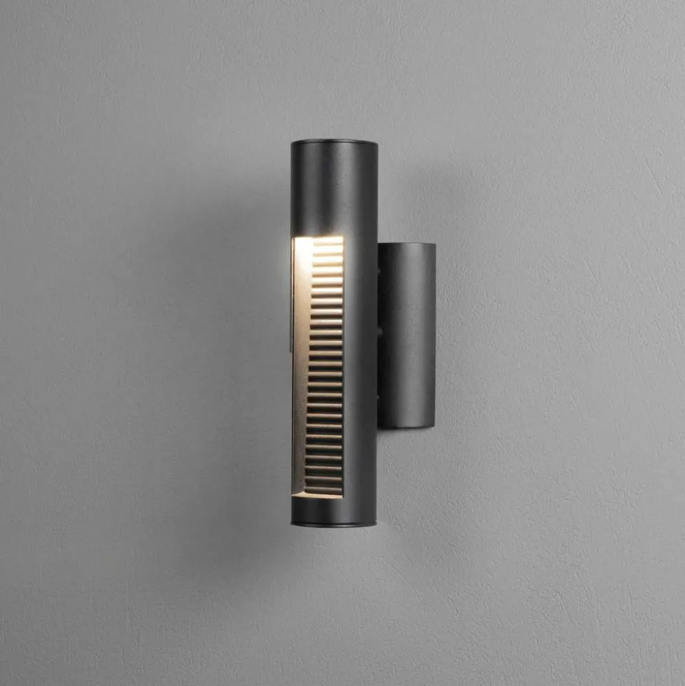 Konstsmide seinävalaisin Udine 7536-750 musta 12W LED