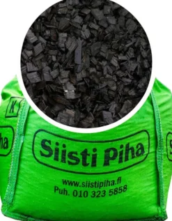 Koristekate musta 1000 l suursäkki Siisti Piha