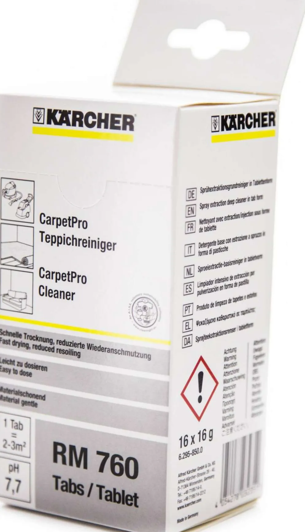 Kärcher RM 760 tekstiilipesurin pesuainetabletit 16kpl
