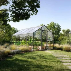 Kreative Gartentechnik kasvihuone Ortasia IV 12,74 m2 antrasiitinharmaa lasi