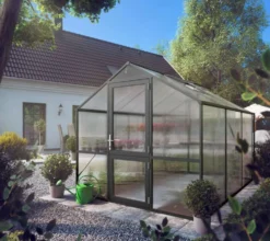 Kreative Gartentechnik kasvihuone Rose III 7,53 m2 antrasiitinharmaa