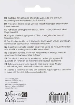 Kynttiläväri, sininen, 5g/ 1 pkt